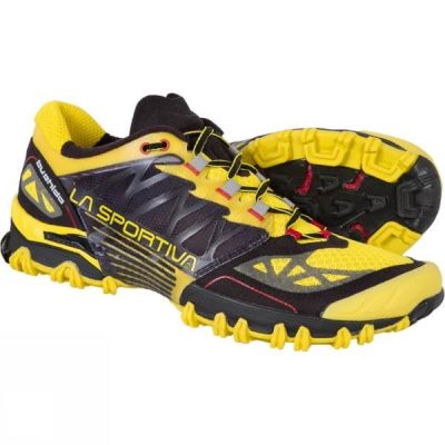 Zapatillas Running La Sportiva Bushido Hombre Amarillo / Negras - Chile STY386972